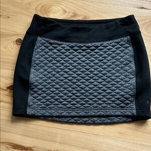 Smartwool Quilted Gray & Black Women’s Skirt